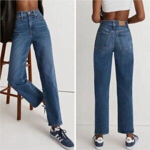 Madewell Petite Perfect Vintage Straight Jeans P24 Mayfield Wash - like new!